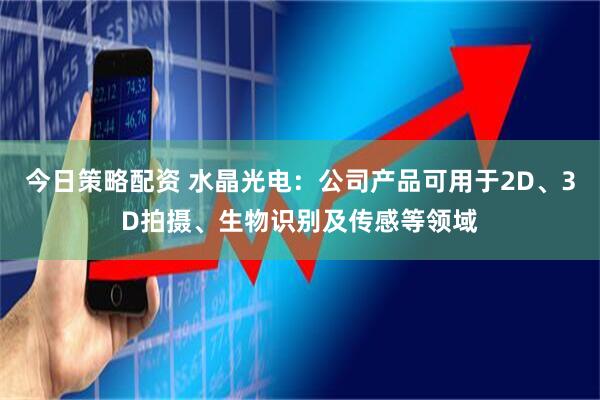 今日策略配资 水晶光电：公司产品可用于2D、3D拍摄、生物识别及传感等领域